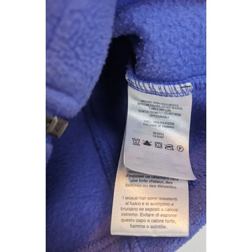 Columbia Fleece Benton Springs Full Zip GRAPE GUM Girls Jacket Large 14-16